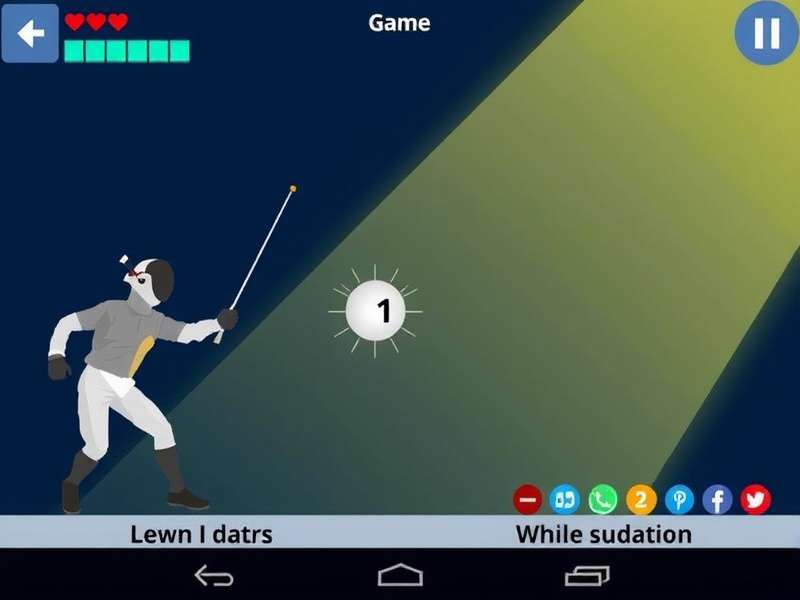 Fencing Champions Andhra Game Screenshot